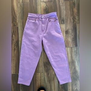 Vintage Tommy Hilfiger Women's High Rise Jeans in Purple